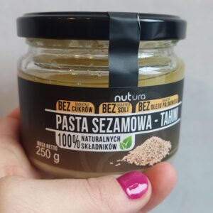 Pasta sezamowa tahini 100%   250 g
