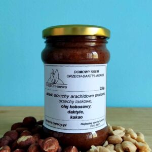 Krem orzech-daktyl-kokos