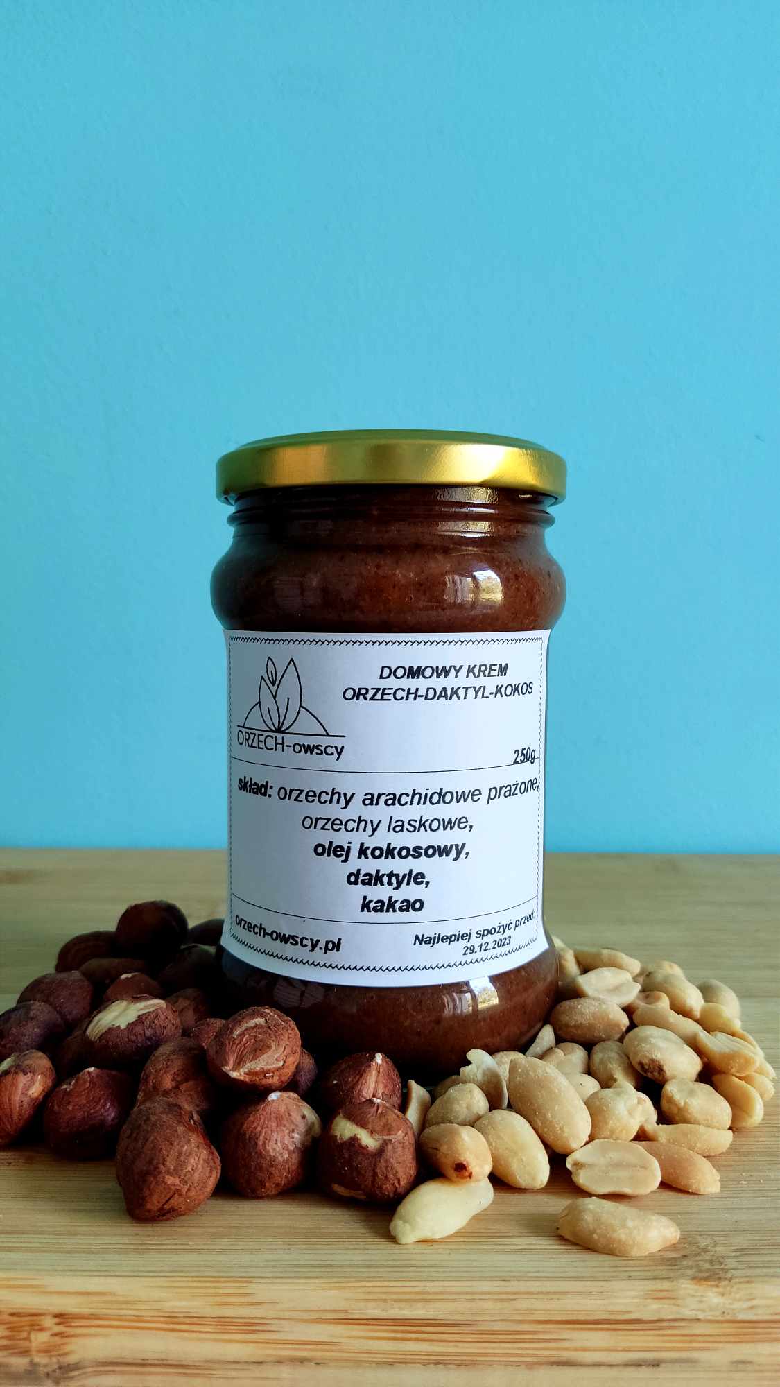 Krem orzech-daktyl-kokos