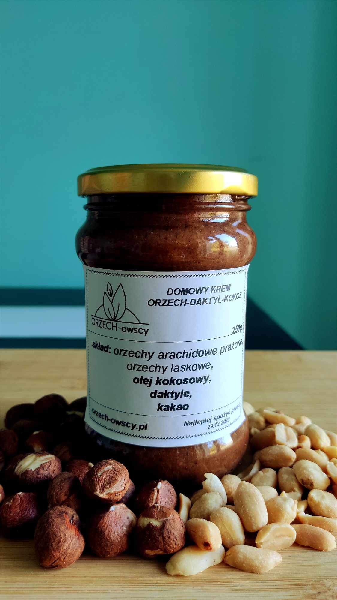 Krem orzech-daktyl-kokos - obrazek 3