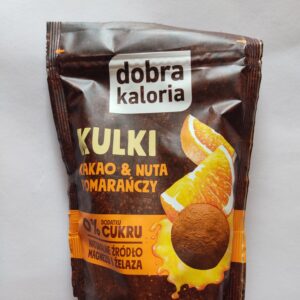Dobra kaloria kulki mocy pomarańczowe