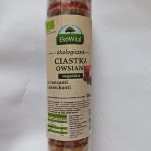 Ciastka owsiane z owocami i orzechami